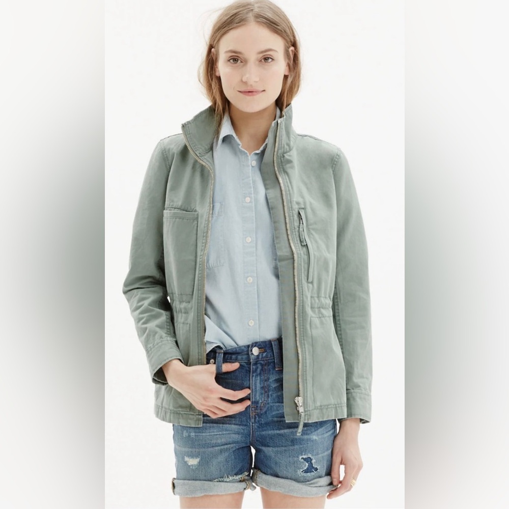 Madewell Fleet Jacket, Meadow Green, Large